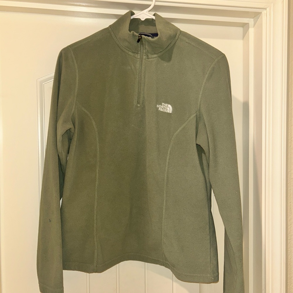 The North Face Olive Fleece Jacket
